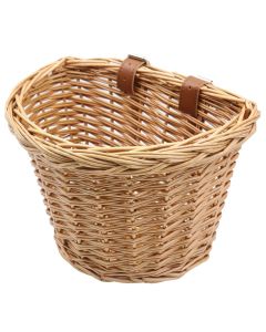 Willow front bicycle basket FSBKT-131-1 wood color