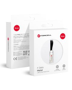 FORCELL F-DATA pendrive Metal 16GB USB3.2 Gen 1 (USB A) silver