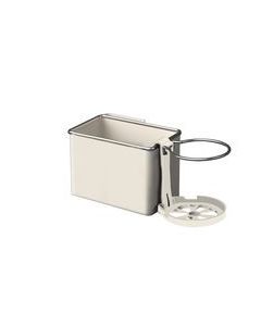 Car organizer with cup holder beige