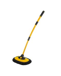 Telescopic car wash brush black