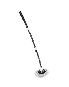 Telescopic car wash mop black