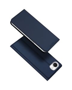 DUX DUCIS wallet case SKIN PRO for IPHONE 16e blue