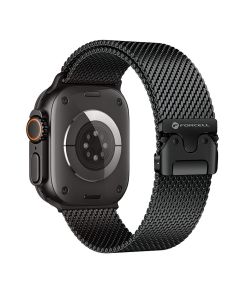 FORCELL F-DESIGN FA11 stainless steel strap for APPLE Watch 38 / 40 / 41 mm black