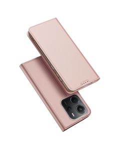 DUX DUCIS wallet case SKIN PRO for REDMI NOTE 14 4G (163 25mm) rose