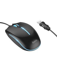 Wire gaming mouse Hoco USB A 2400 dpi GM37 black
