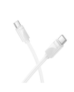 Cable USB C to USB C Hoco 3A 60W 1 m X114 white
