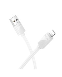 Cable USB A to Lightning Hoco 2 4A 1 m X114 white