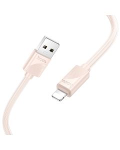Cable USB A to Lightning Hoco 2 4A 1 m X114 pink