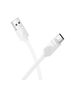 Cable USB A to USB C Hoco 3A 1 m X114 white