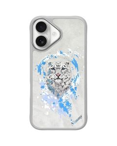 NIMMY case PANTHER compatible with MagSafe for IPHONE 16 light gray