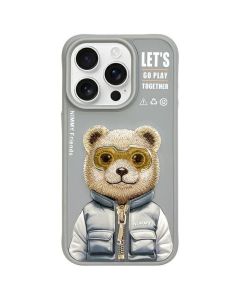 NIMMY case COOL&CUTE 2.0 Bear for IPHONE 15 Pro gray