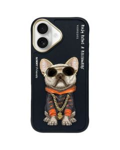 NIMMY case GLASSES COOL DOG for IPHONE 16 black