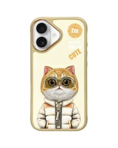 NIMMY case COOL&CUTE 2.0 Cat for IPHONE 16 khaki