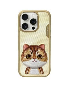 NIMMY case BIG EYED PET 2.0 Cat for IPHONE 16 Pro khaki