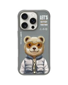 NIMMY case COOL&CUTE 2.0 Bear for IPHONE 16 Pro Max gray