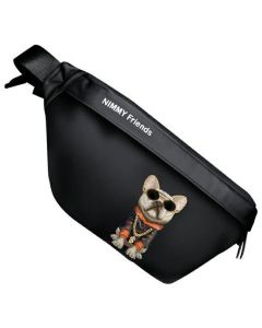 NIMMY crossbody GLASSES COOL DOG black