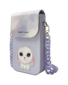 NIMMY set 3in1 phone bag + wallet + gps cover BIG EYED PET 2.0 Rabbit purple
