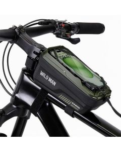 WILDMAN traveling bag for bike frame with zipper 1L (4 - 7) GX200 green