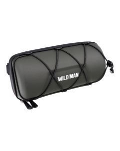 WILDMAN traveling bag for bike handlebars with zipper 2L GD7X green