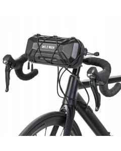 WILDMAN traveling bag for bike handlebars with zipper 2L XT17 black