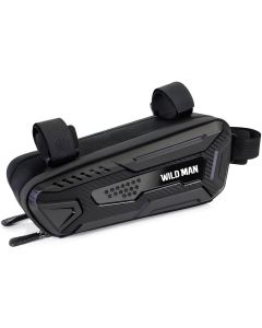 WILDMAN traveling bag under the bike frame with zipper 1L M40 black