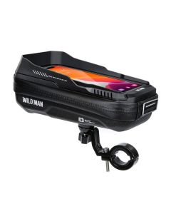 WILDMAN traveling bag for bike handlebars with zipper 0 5L (4 - 7) XT3S black