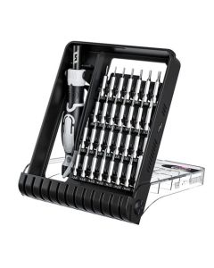 JAKEMY JM-8189A 32in1 Screwdriver with Precision Tweezers (Black)