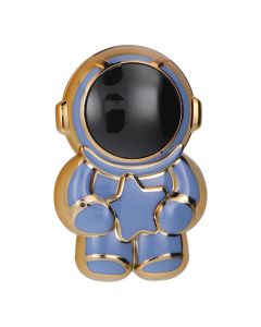 Phone stand ASTRONAUT - stick-on - blue