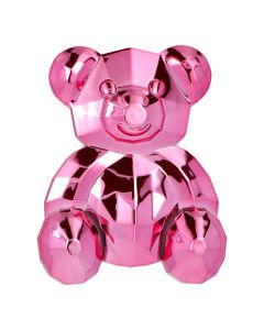 Phone stand BEAR - stick-on - pink