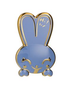 Phone stand RABBIT - stick-on - blue