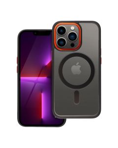 COLOR EDGE MAG COVER case compatible with MagSafe for IPHONE 13 Pro black gold