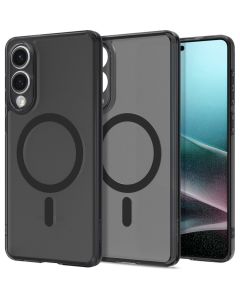 SPIGEN case ULTRA HYBRID MAG compatible with MagSafe for SAMSUNG S25 Edge frost black