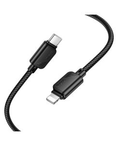 Cable USB C to Lightning Hoco PD 27W 1 m X113 black