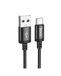 Cable USB A to USB C Hoco 3A 2 m X89 black