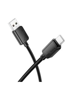 Cable USB A to USB C Hoco 3A 1 m X113 black