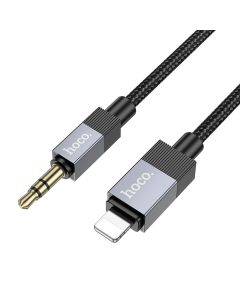 Cable AUX Jack 3 5 mm (male) to Lightning (male) Hoco 1 m UPA32A black