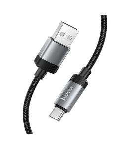 Cable USB A to USB C Hoco 3A 1 m X117 black