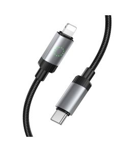 Cable USB C to Lightning Hoco PD 27W 1 m X117 black