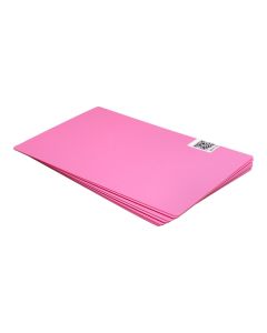 Film for back cover 180 x 120 mm 10 pcs - pink with brocate