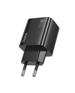 Phone charger Hoco 2 x USB C + 2 x USB A QC3.0 PD 3A 20W N55 black