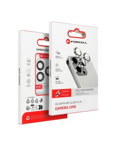 Forcell Premium Camera Lens Tempered Glass - for Samsung Galaxy S25 Plus Blue Black