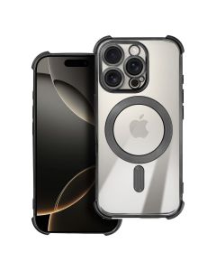 Case ANTISHOCK ELECTRO for IPHONE 17 Air compatible with MagSafe black