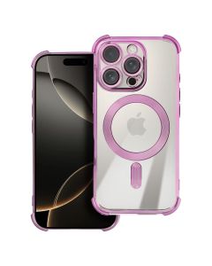 Case ANTISHOCK ELECTRO for IPHONE 17 Pro compatible with MagSafe pink