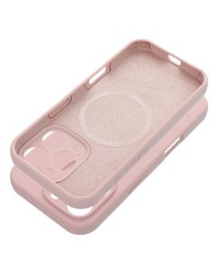 Case SILICONE 2mm for IPHONE 17 Pro compatible with MagSafe sand pink