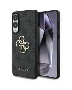 GUESS case for SAMSUNG S25 Edge GUHCS25E4GMGGR (4G PU Big Logo) black