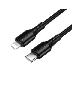 Cable USB C to Lightning Hoco PD 27W 1 m X120 black
