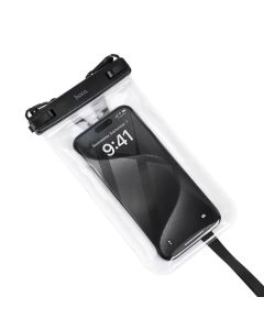 Waterproof case for mobile phone Hoco IP68 222 x 125 x 21 mm HX52 transparent