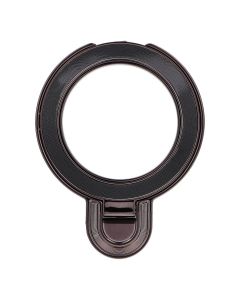 Phone stand CIRCLE - stick-on - black