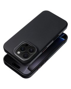 Carbon Elite Mag Cover compatible with MagSafe for IPHONE 16e (SE 4 2025) black