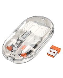 Wireless mouse Hoco 2 4G 1600 dpi dual mode bluetooth GM35 white